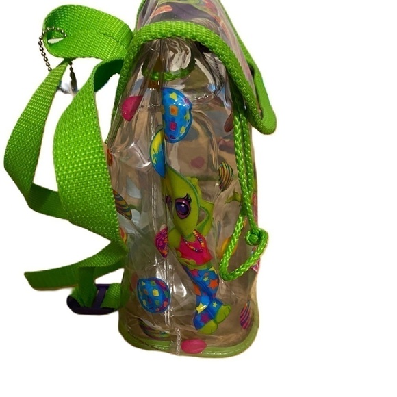 Vintage Lisa Frank Zoomer & Zorbit Dancing Aliens Mini Bag W/ Stickers Stampers - Picture 3 of 11